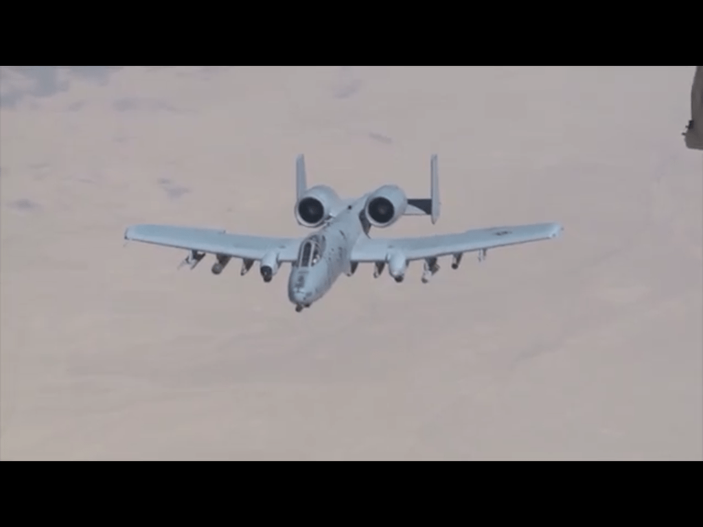 A-10 THUNDERBOLT II IN ACTION with FIRING GUNS AND ROCKETS