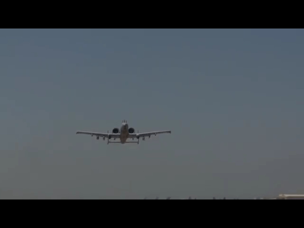 A-10 THUNDERBOLT II IN ACTION with FIRING GUNS AND ROCKETS