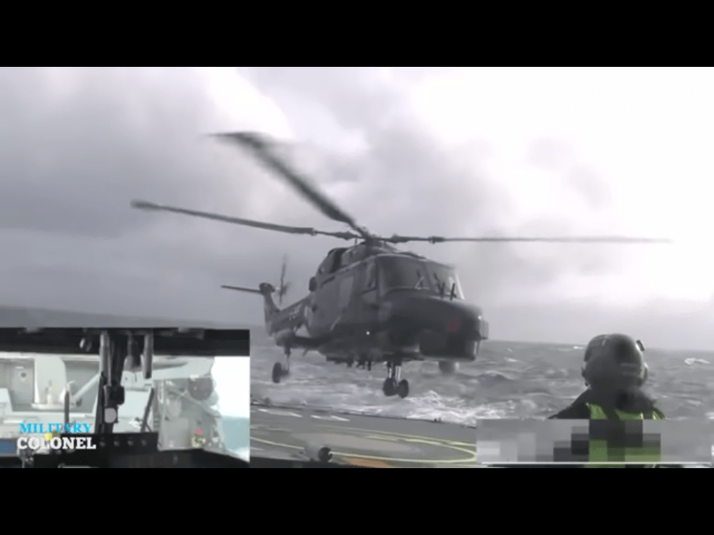 Amazing military helicopter landings on ship deck in rough seas2 4 2 2 | Crewdaily