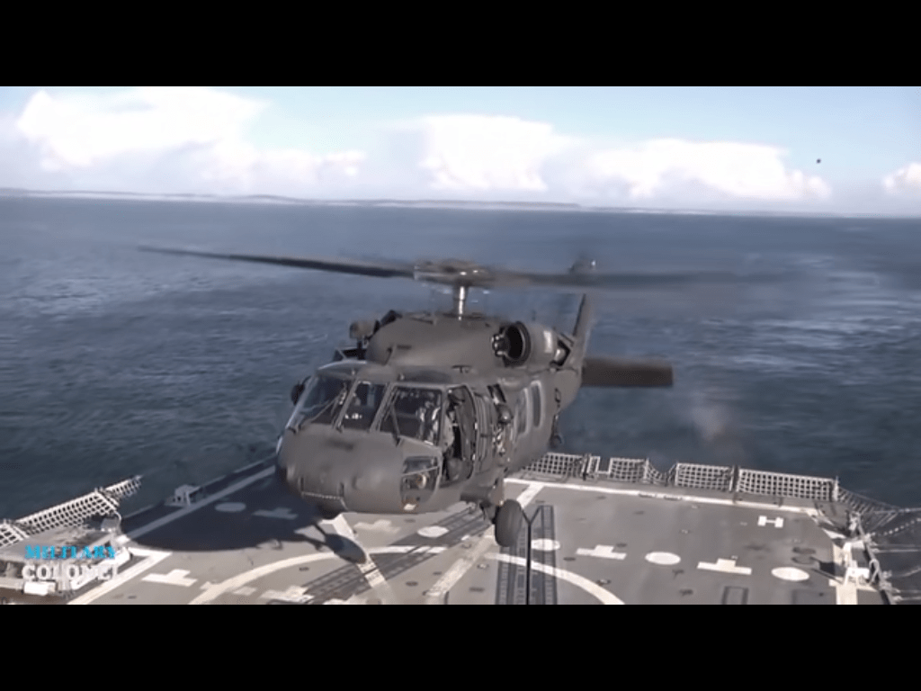 Amazing military helicopter landings on ship deck in rough seas3 4 2 2 | Crewdaily