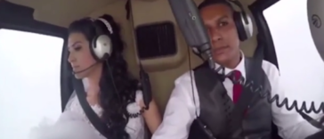 Tragic Incident footage makes it way to internet in which a Bride was killed in Helicopter Crash