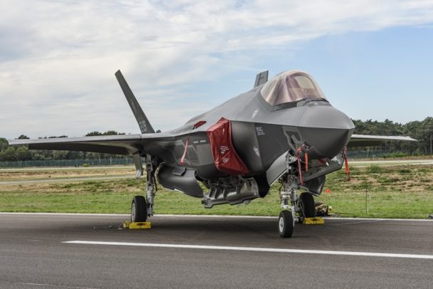 Belgian Air Show; Spectators Gently “pet” Italian F-35a Lightning Ii 