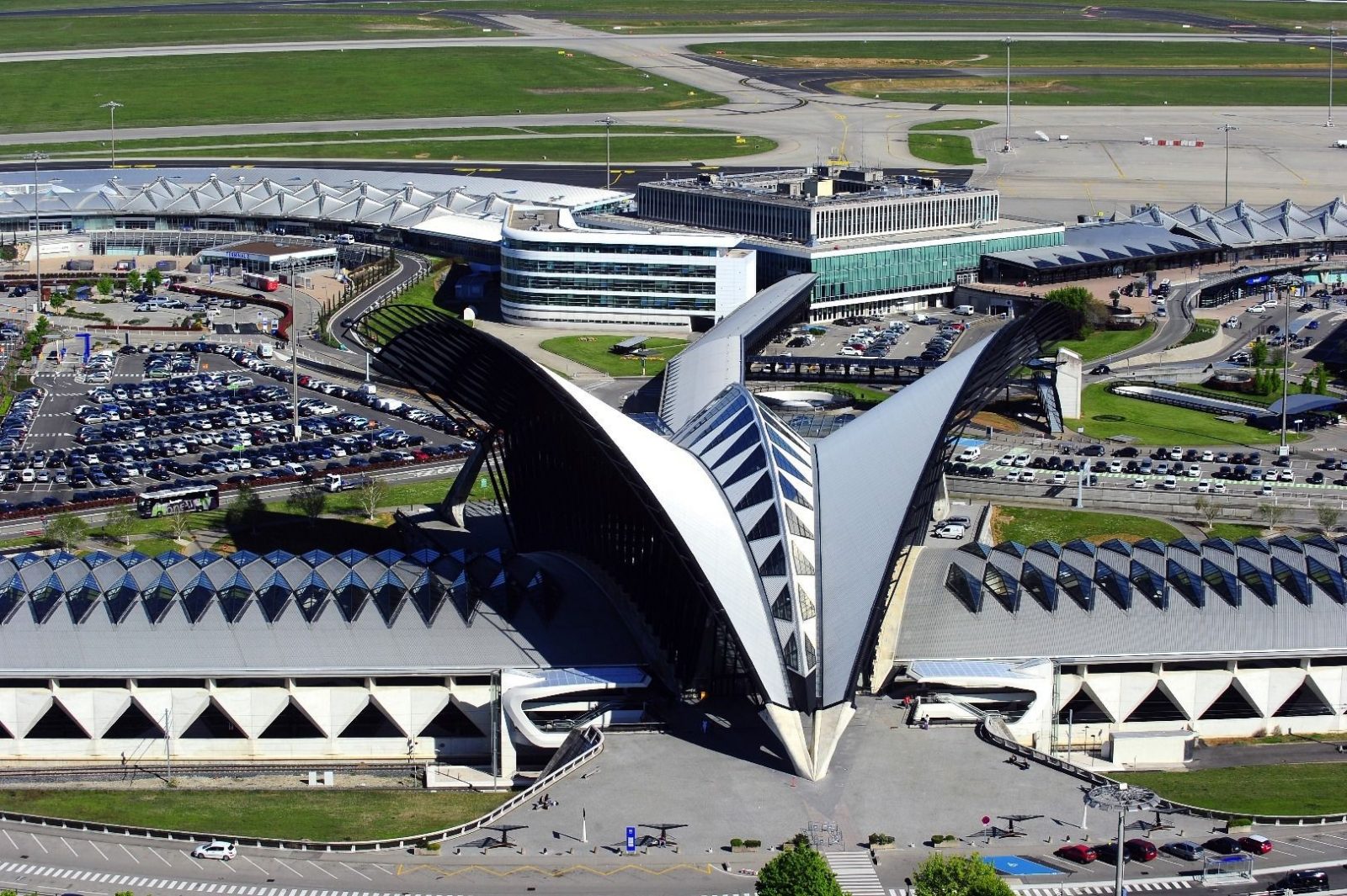 Lyon Airport; a car breached the security and air traffic was put to a halt