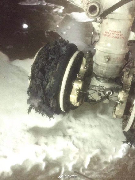 Malaysia Airlines; A Boeing 737-800’s take-off was aborted after both of its right main gear tires disintegrated