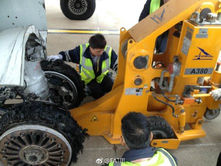 Malaysia Airlines; A Boeing 737-800’s take-off was aborted after both of its right main gear tires disintegrated