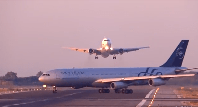 Runway incursion of an UTair Boeing 767-300 from Moscow and Aerolíneas Argentinas Airbus A340-300 at Barcelona Airport