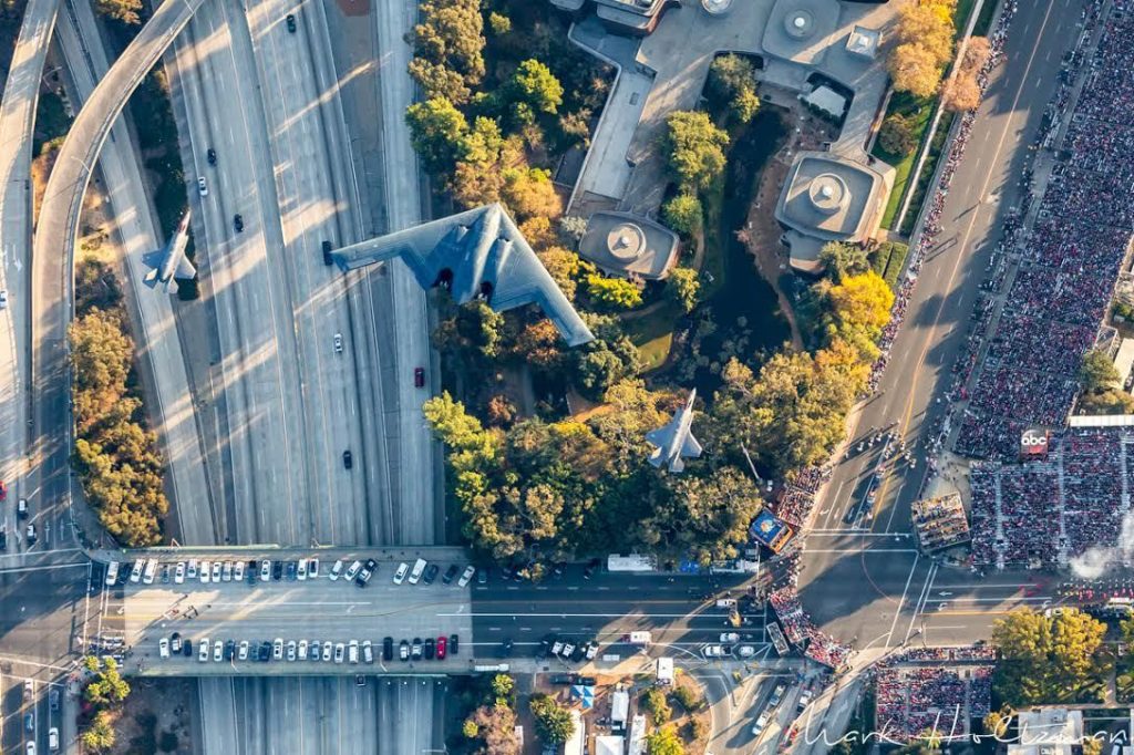B 2 Flyover at Rose Parade Honored USAF Hero Major Benjamin “Chex” Meier | Crewdaily