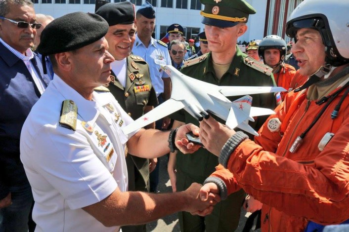 Russian Tu-160 Blackjack Bomber Landing in Venezuela; Reporter gets a little bit too close