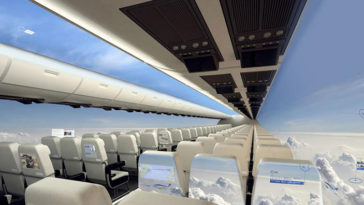 In 10 Years, Windowless Planes Will Give Passengers A Panoramic View Of The Sky