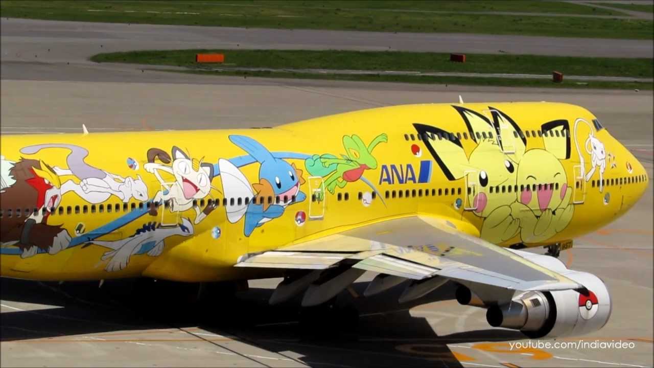 Pokémon Plane All Nippon Airways | Crewdaily