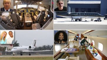 Top 10 Luxurious Private Jets Celebrities Own