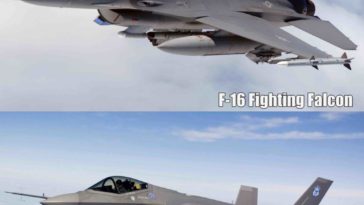 Comparison of F-16 Fighting Falcon VS F-35 Lightning II