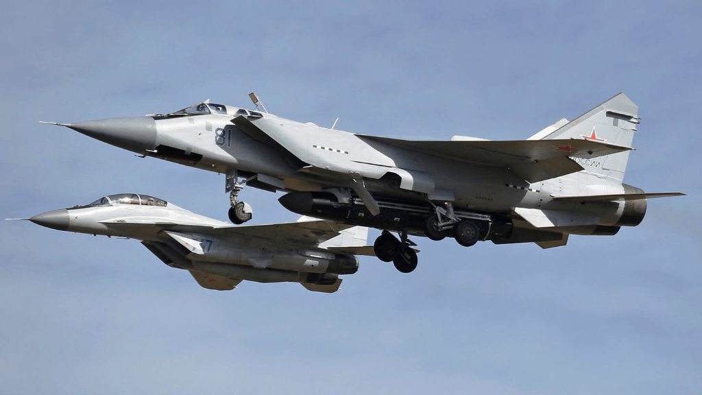  NATO designation Foxhound is a two-seat supersonic