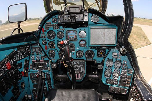  cockpit of the Mil Mi-24