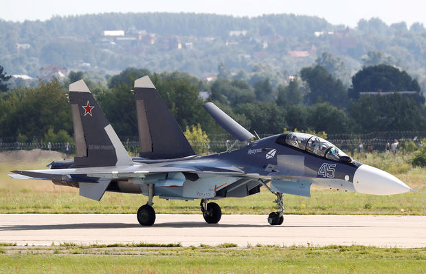 Su-30 stay on runway