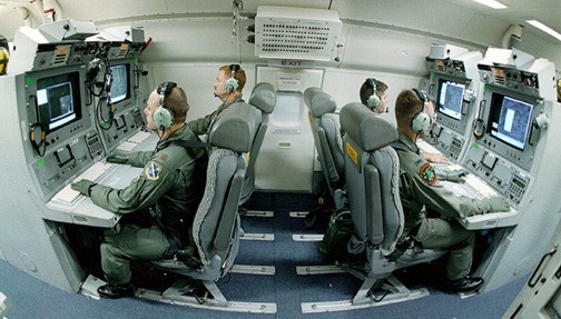 Northrop Grumman E-8 Joint STARS control board