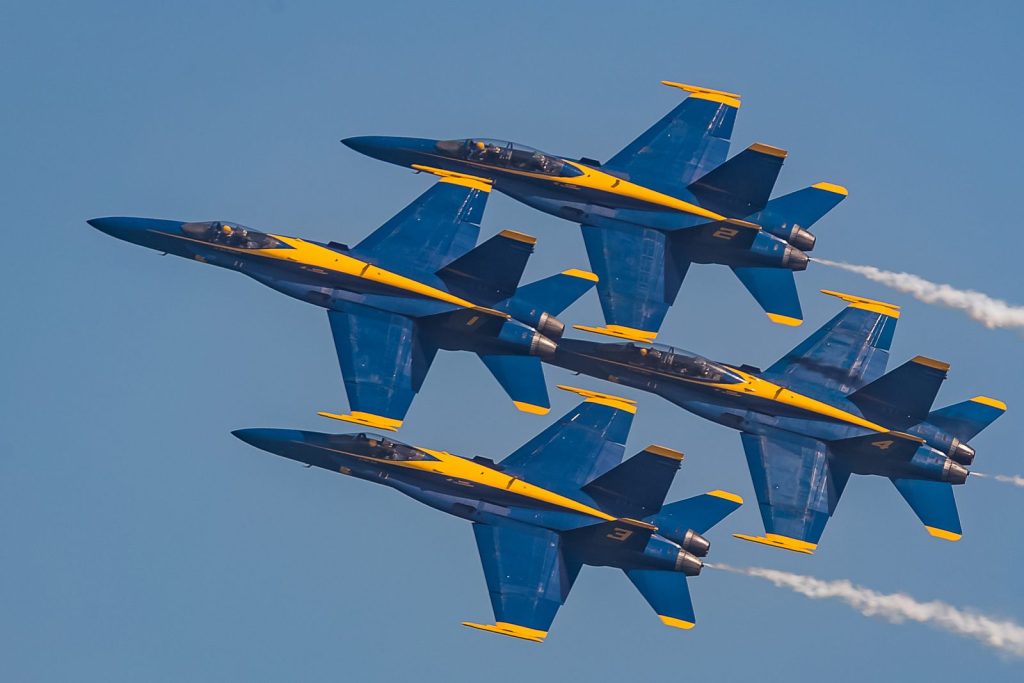 Comparison of Flight Demonstration Teams; Blue Angels VS Thunderbirds