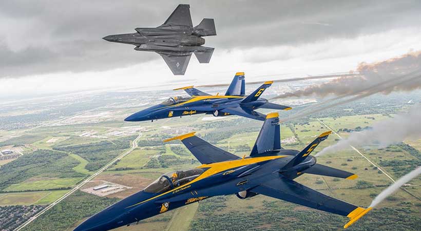Comparison of Flight Demonstration Teams; Blue Angels VS Thunderbirds