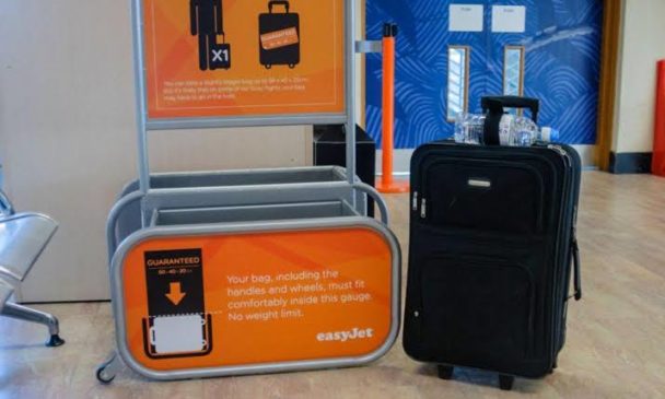 easyjet excess baggage charge