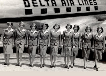 Flight Attendant uniforms and how they have changed over the years ...