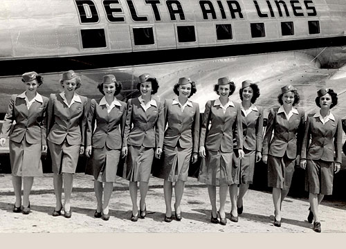 Flight Attendant uniforms and how they have changed over the years