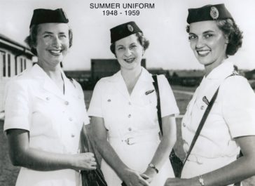 Flight Attendant uniforms and how they have changed over the years ...