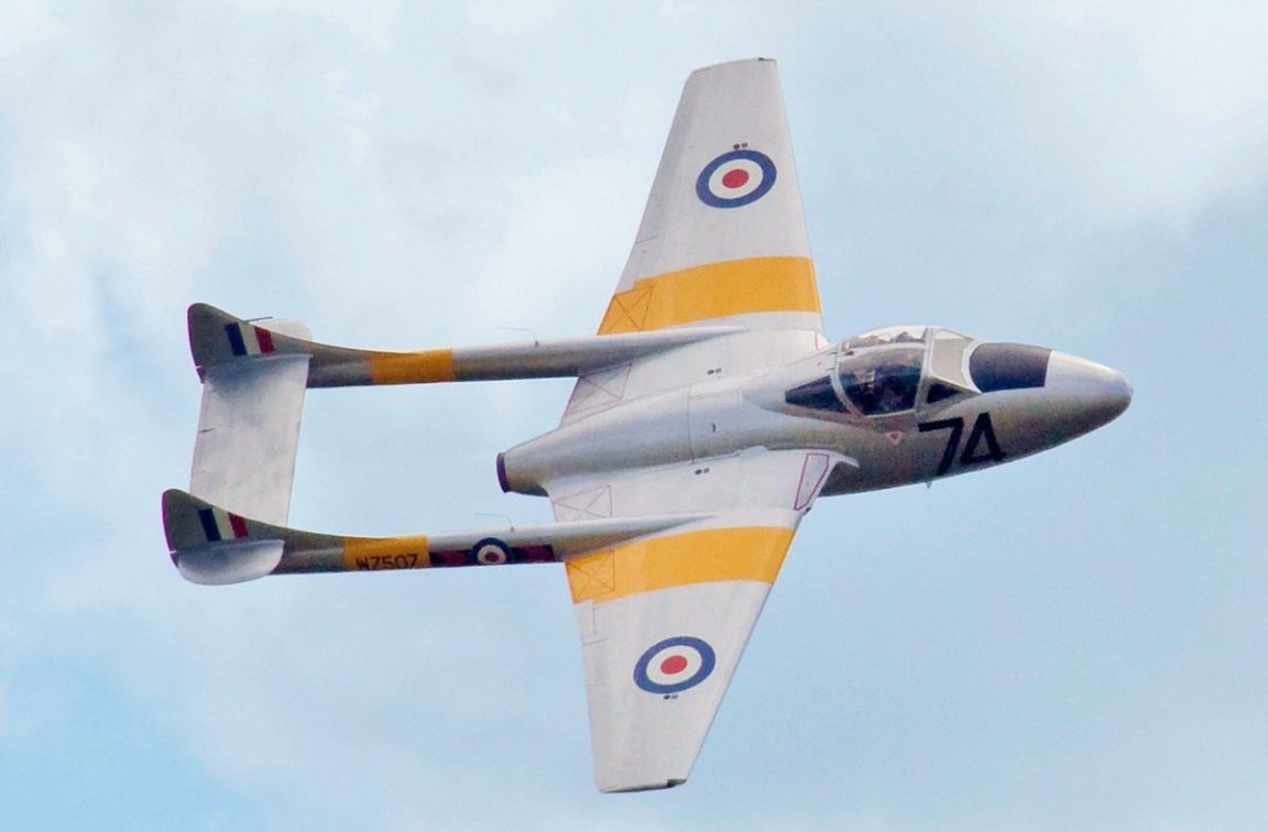 Interesting facts about the de Havilland Vampire; The Second Jet