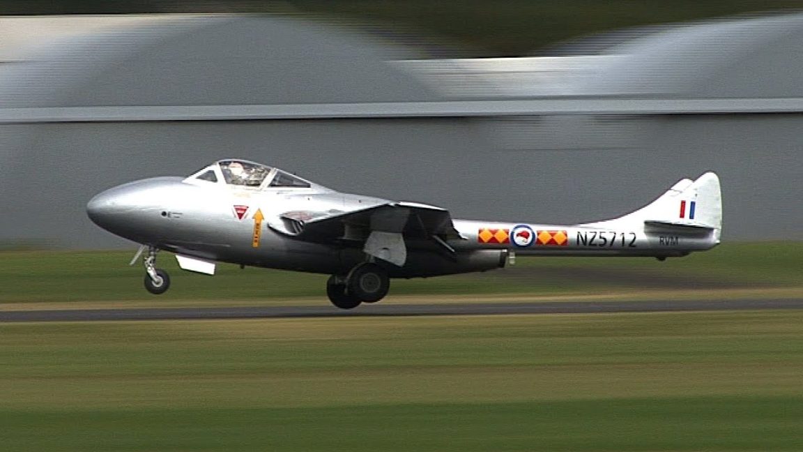 Interesting facts about the de Havilland Vampire; The Second Jet