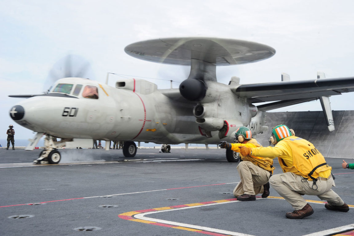 Northrop Grumman E 2 Hawkeye An All Weather Carrier Born Aew Airborne