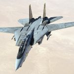 800px US Navy 051105 F 5480T 005 An F 14D Tomcat conducts a mission over the Persian Gulf region | Crewdaily