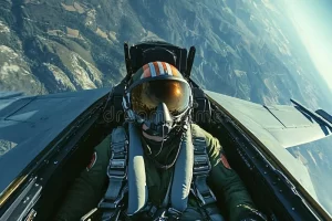 military pilot wearing helmet si | Crewdaily