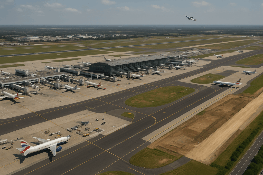 UK airport expansion 2025 view | Crewdaily