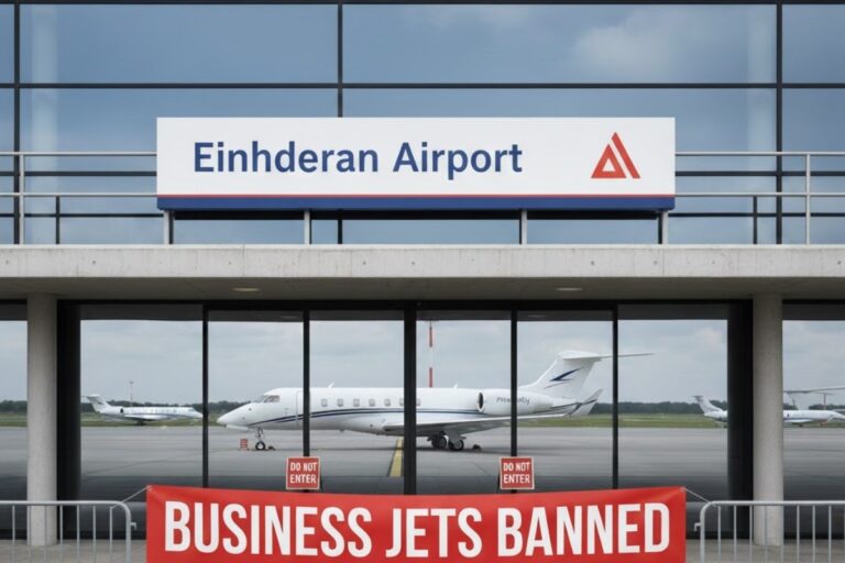 Business Jets Banned at Eindhoven Airport