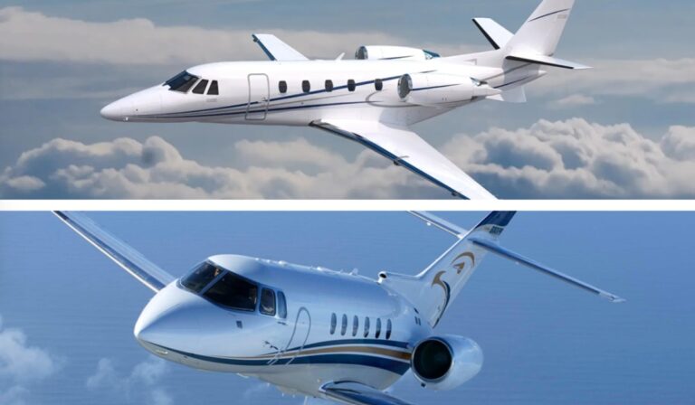 Light jet vs midsize jet