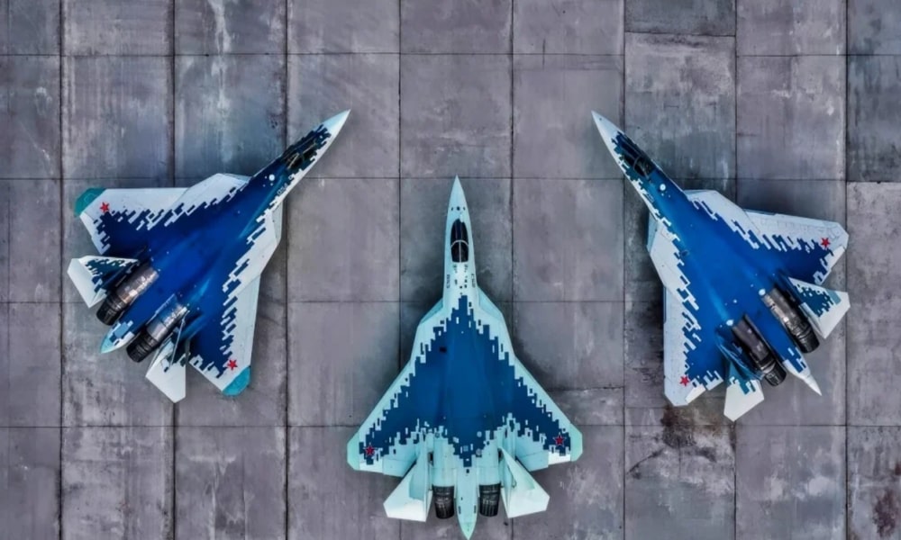 Top 10 Fighter Jets in the World 2026: Complete Rankings 4 Sukhoi Su-57 Felon