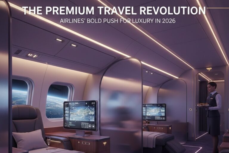 The Premium Travel Revolution: Airlines’ Bold Push for Luxury in 2026 premium travel