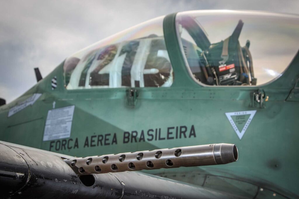 Panama first combat aircraft A-29 Super Tucano flying maritime patrol mission