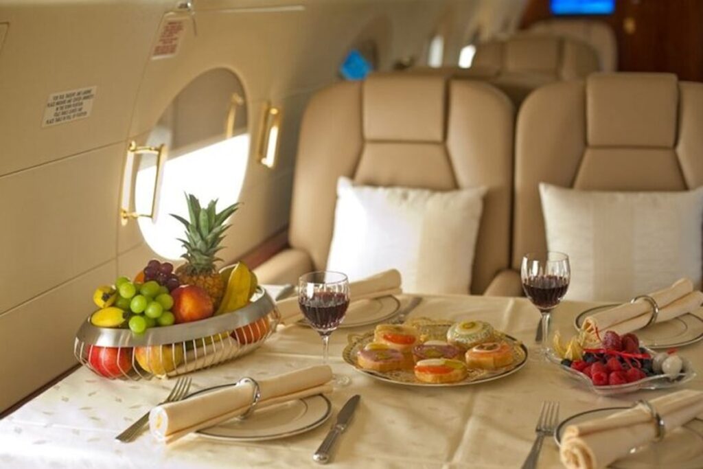 Private Jet Catering Menu