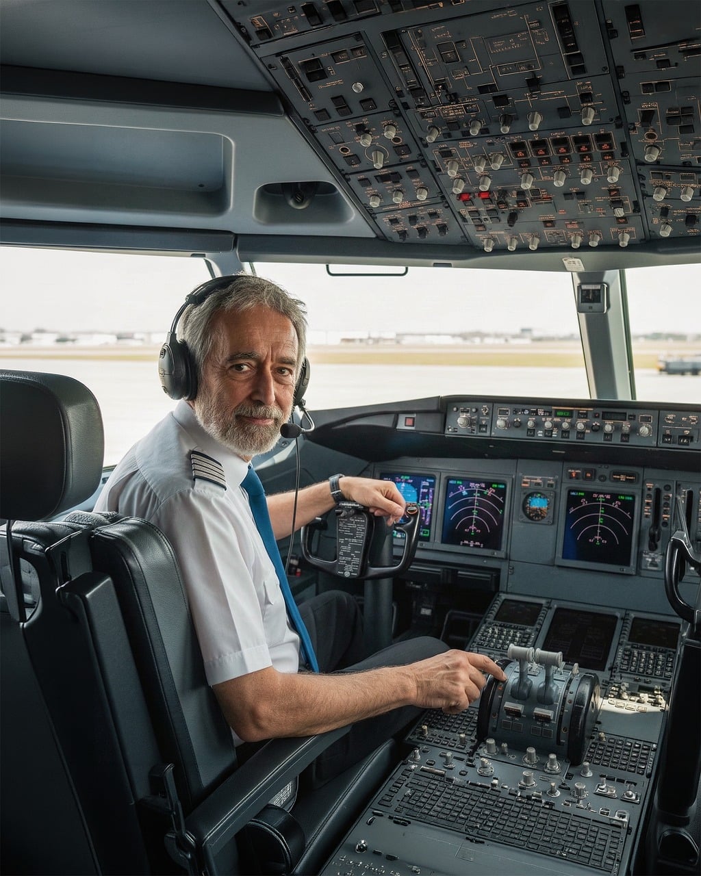 Airline Pilot Hiring in 2026: Which Airlines Are Hiring the Most 2 Airline pilot in the cockpit during a training or check flight