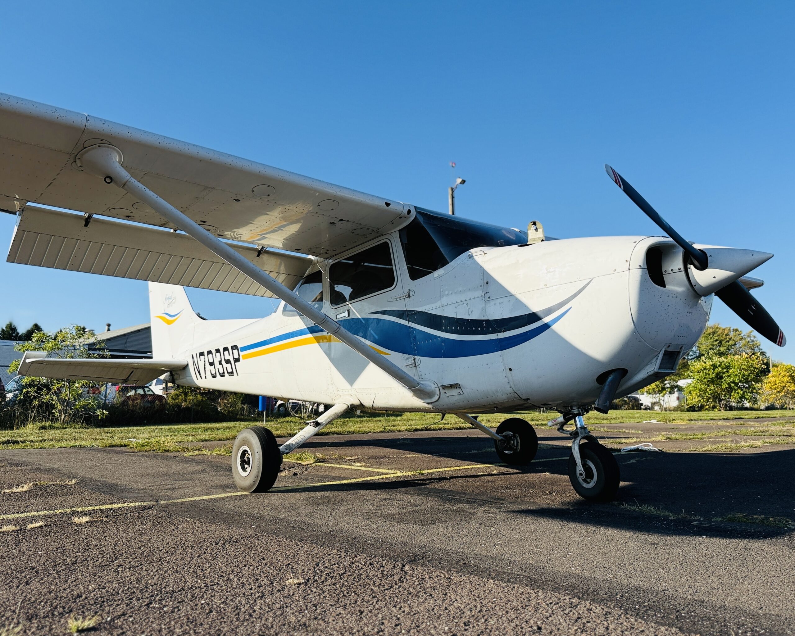 What Aircraft Insurance Actually Costs a Private Owner in 2026 4 The nose and propeller of a Cessna 172S Skyhawk