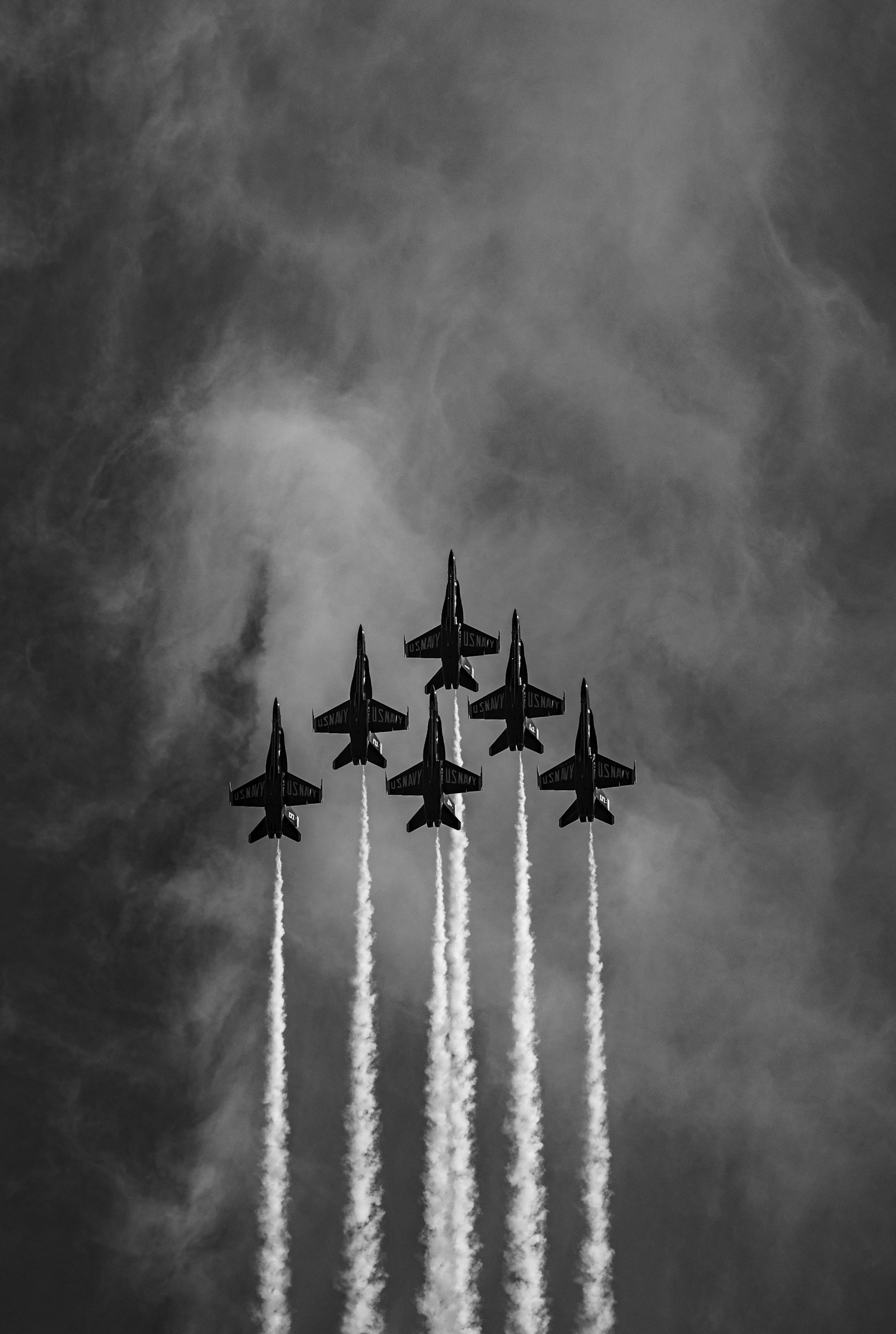How Stealth Actually Works, and What Fifth Generation Really Means 5 Four fighters flying in close formation trailing smoke