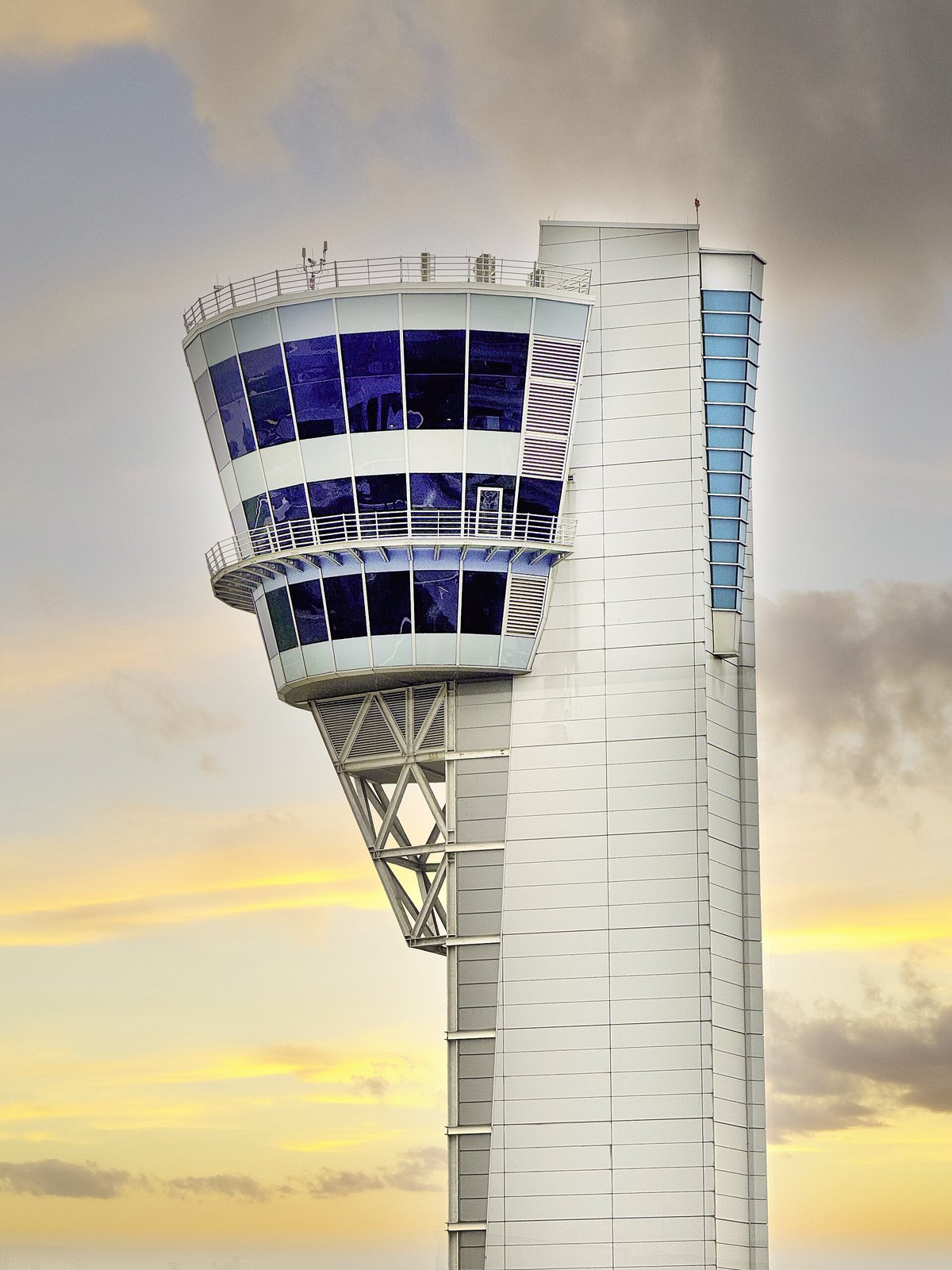 Air Traffic Controller Salary: Why the $148,080 Median Is the Least Useful Number in the Job 3 The FAA air traffic control tower at Philadelphia International Airport at dusk