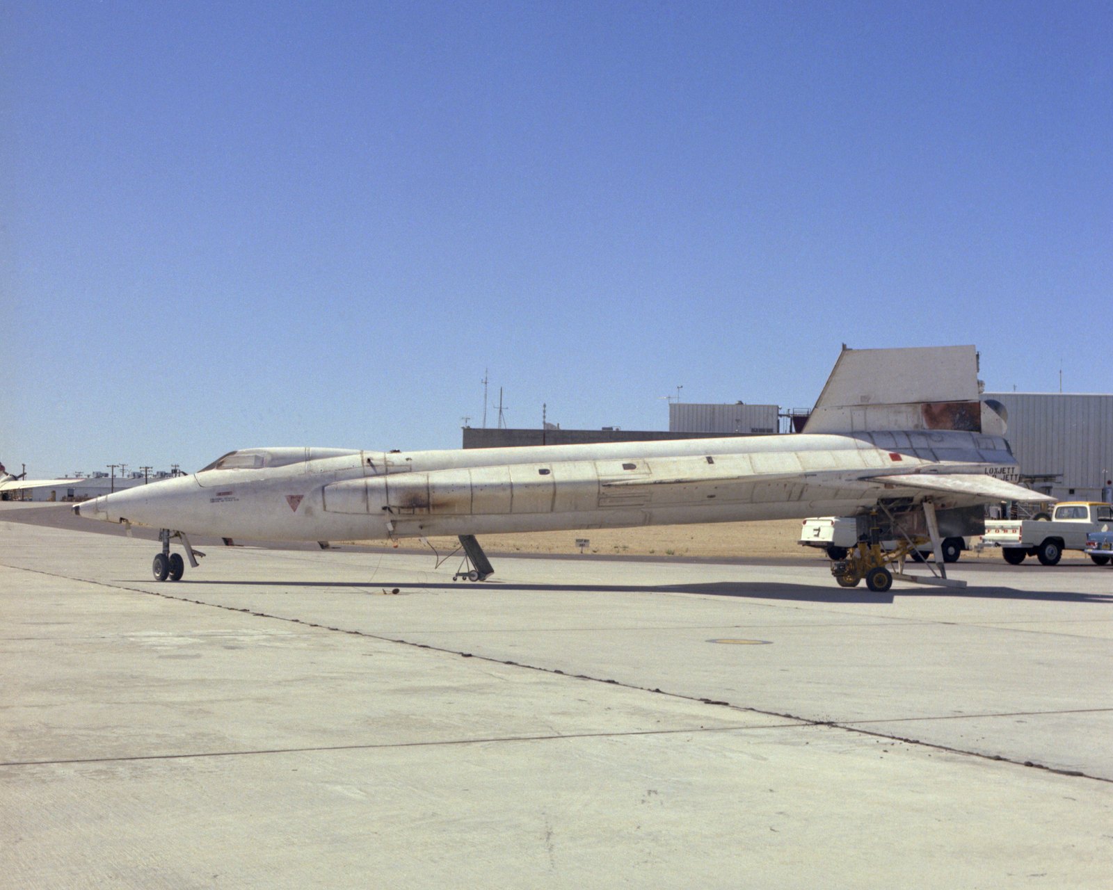 10 Fastest Aircraft in the History 3 The X-15A-2 research aircraft on the ramp after its Mach 6.7 flight, with heat damage visible along the fuselage